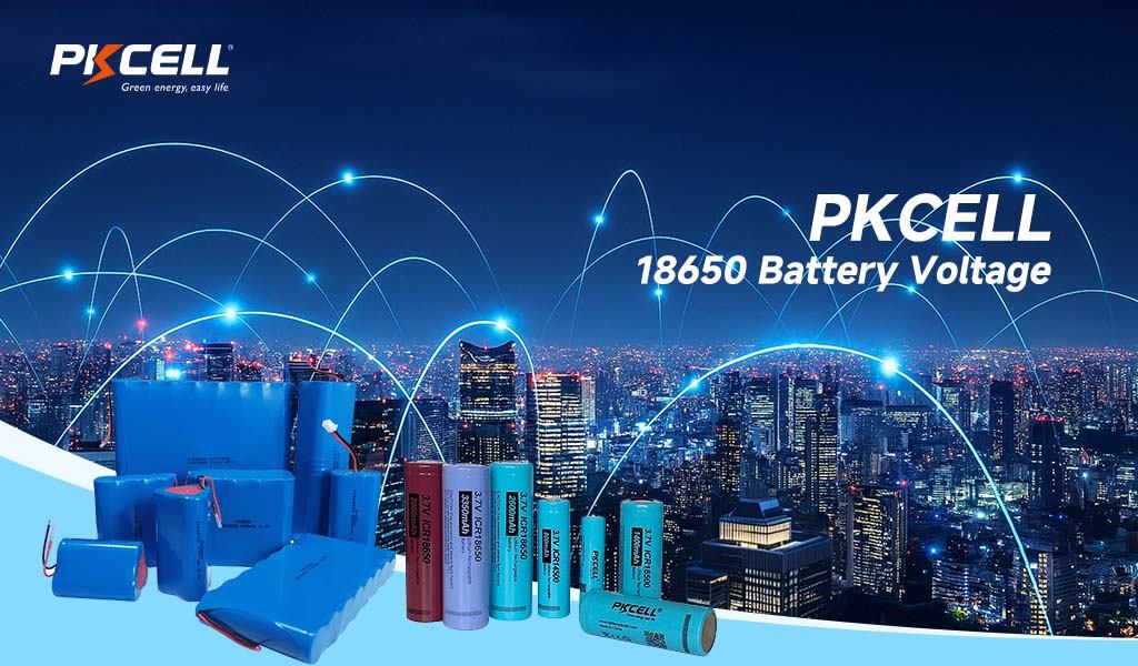 Pkcell 18650 voltaje de la batería