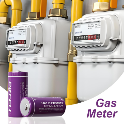 Muchos contadores de electricidad, gas y agua necesitan la pila ER34615.