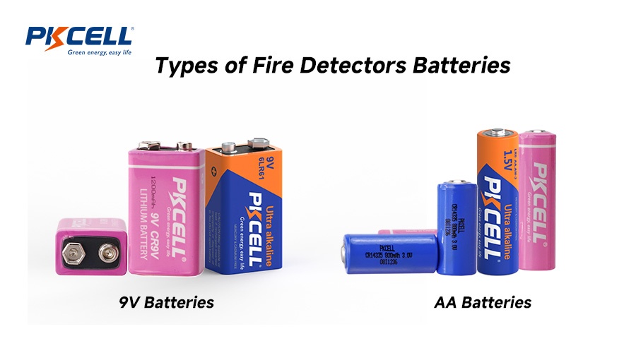 Types of Fire Detector Batteries