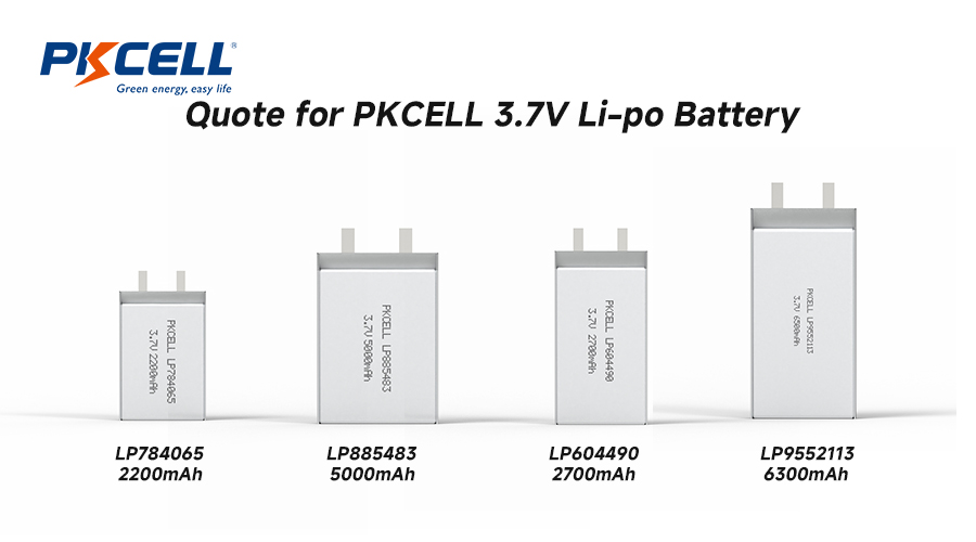 quote for 3.7v li-po battery