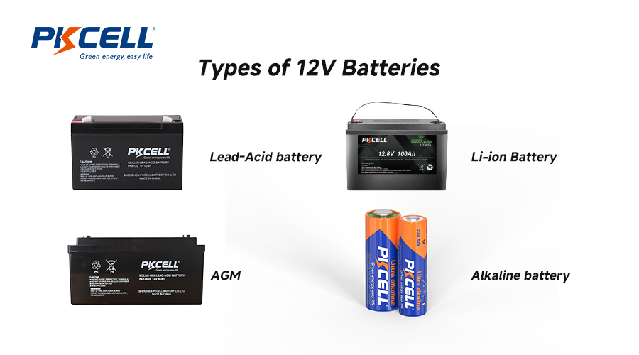 Types of 12V Batteries